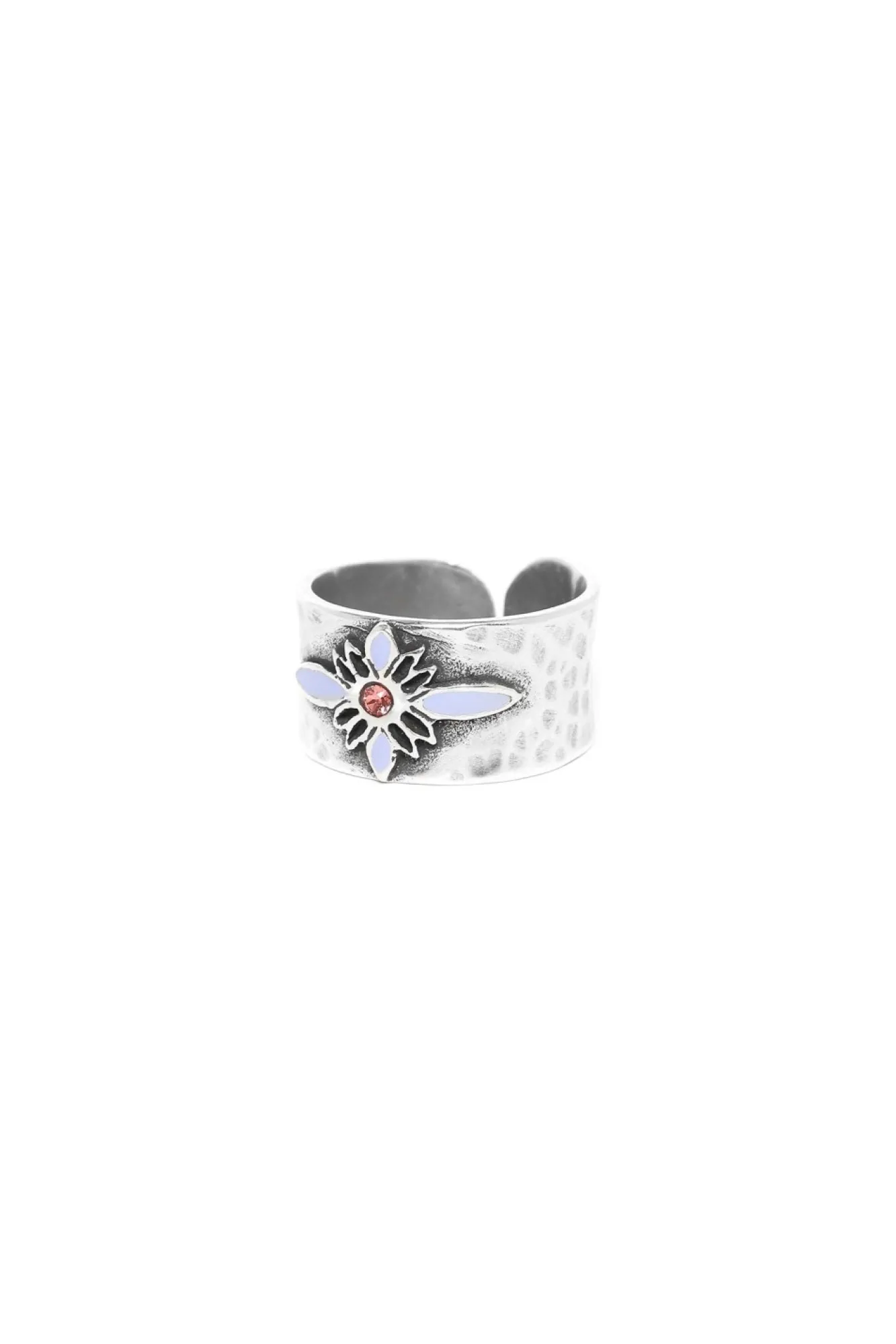 Jewellery^Elka London Dita Flower Metal Ring Silver