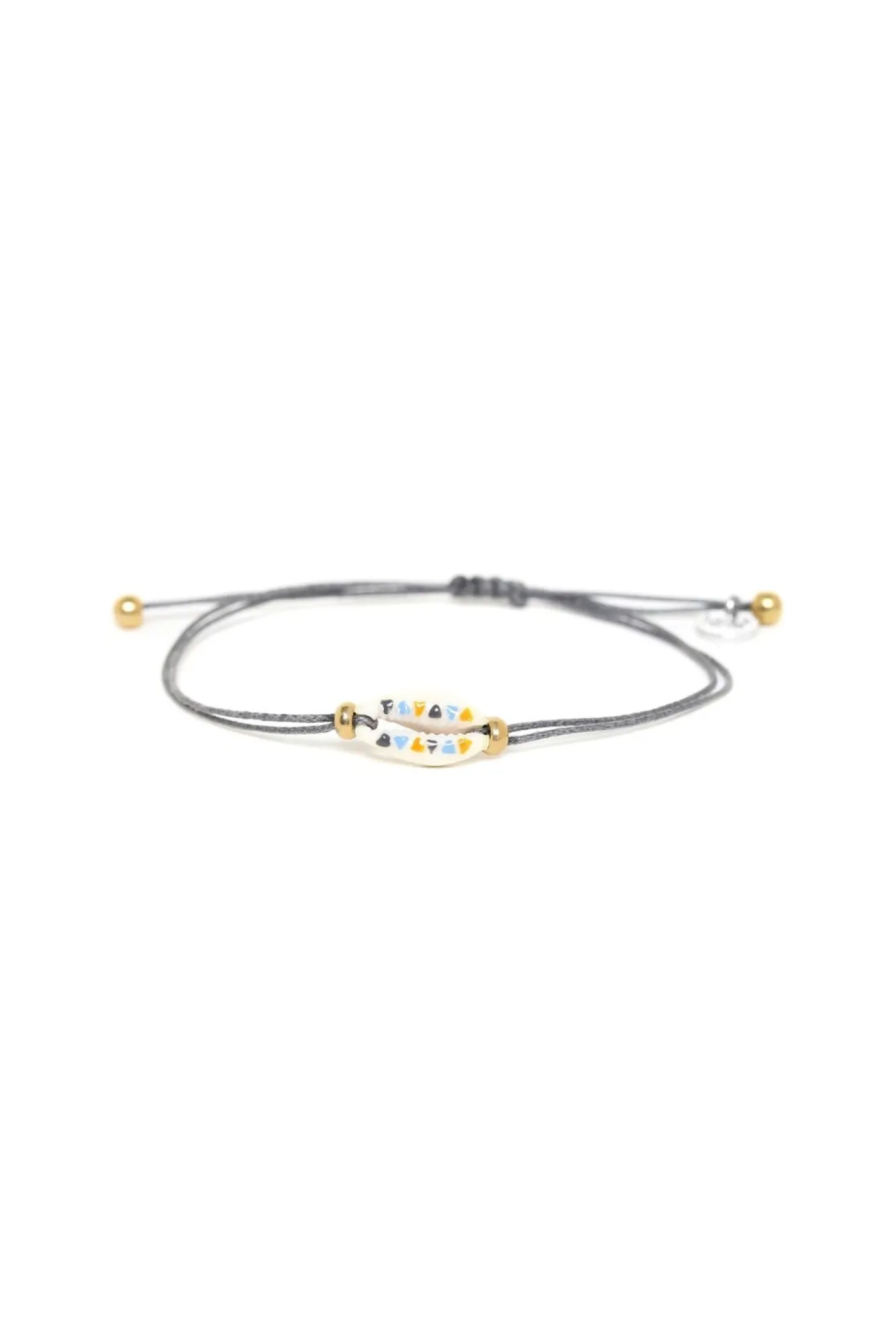 Jewellery^Elka London Justine Mini Cowrie Cord Bracelet Gold