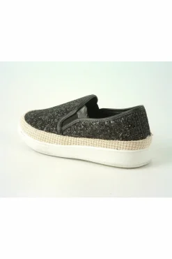 Flats^Glitz Shoes Divine Narla Glitter Espadrille Casual Pumps