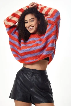 Jumpers^Liquorish Stripes Jumper In Multicolour