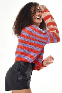 Jumpers^Liquorish Stripes Jumper In Multicolour