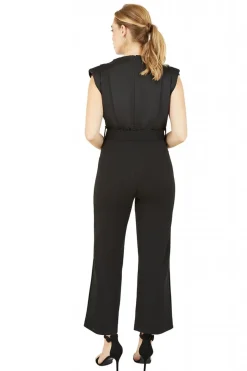 Jumpsuits^Mela London Cowl Neck Stretch Jumpsuit Black