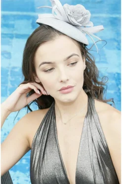 Hats & Fascinators^RubyRocks Corona Facinator Grey