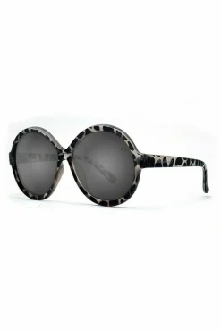 Sunglasses^RubyRocks 'Jessica Elsie' Round In Tort Grey