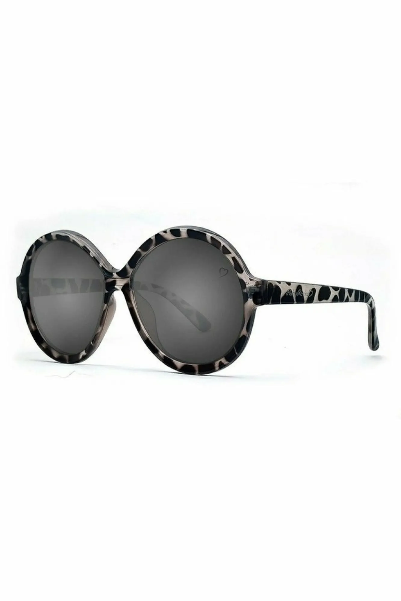 Sunglasses^RubyRocks 'Jessica Elsie' Round In Tort Grey