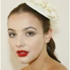 Hats & Fascinators^RubyRocks Jimena Facinator White