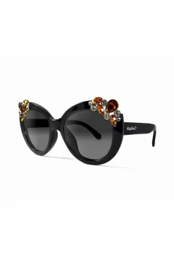 Sunglasses^RubyRocks Ladies 'Dubai' Gem Detail Sunglasses In Black