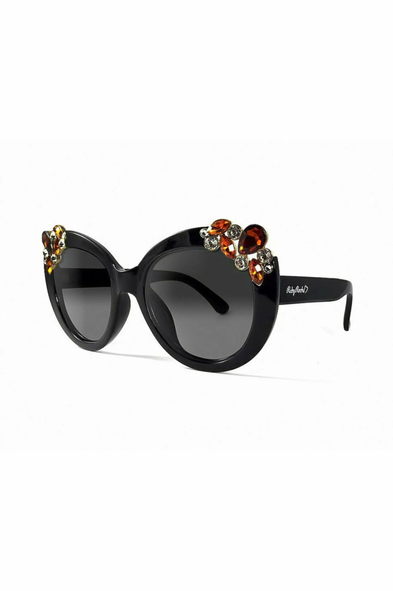 Sunglasses^RubyRocks Ladies 'Dubai' Gem Detail Sunglasses In Black