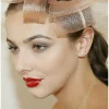 Hats & Fascinators^RubyRocks Pedra Facinator Peach