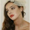 Hats & Fascinators^RubyRocks Peni Facinator Beige
