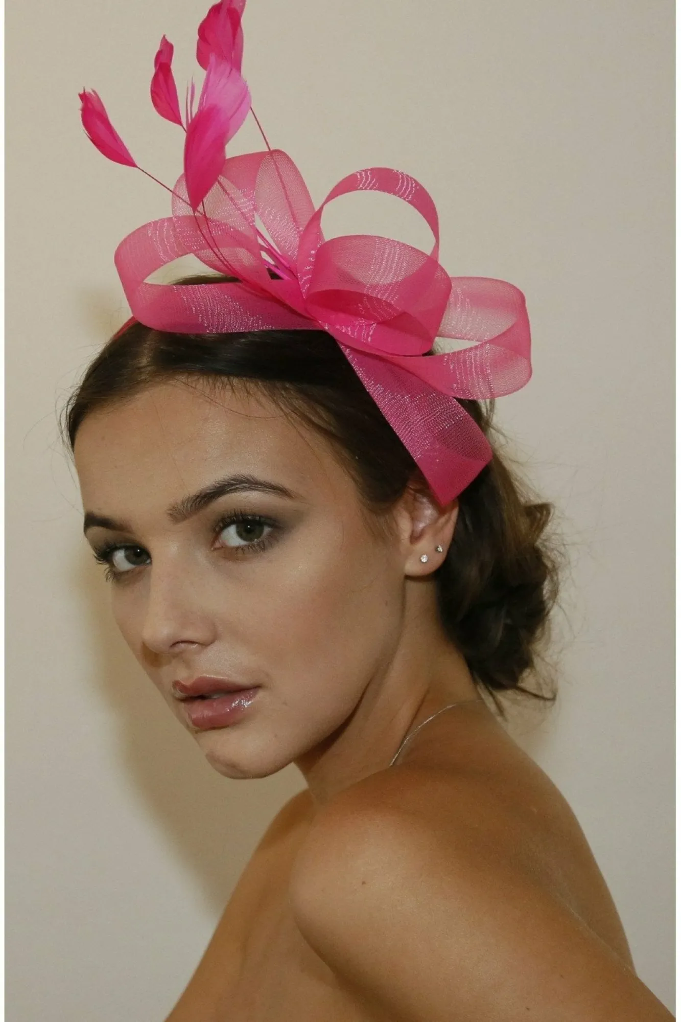 Hats & Fascinators^RubyRocks Ramira Facinator Fuchia