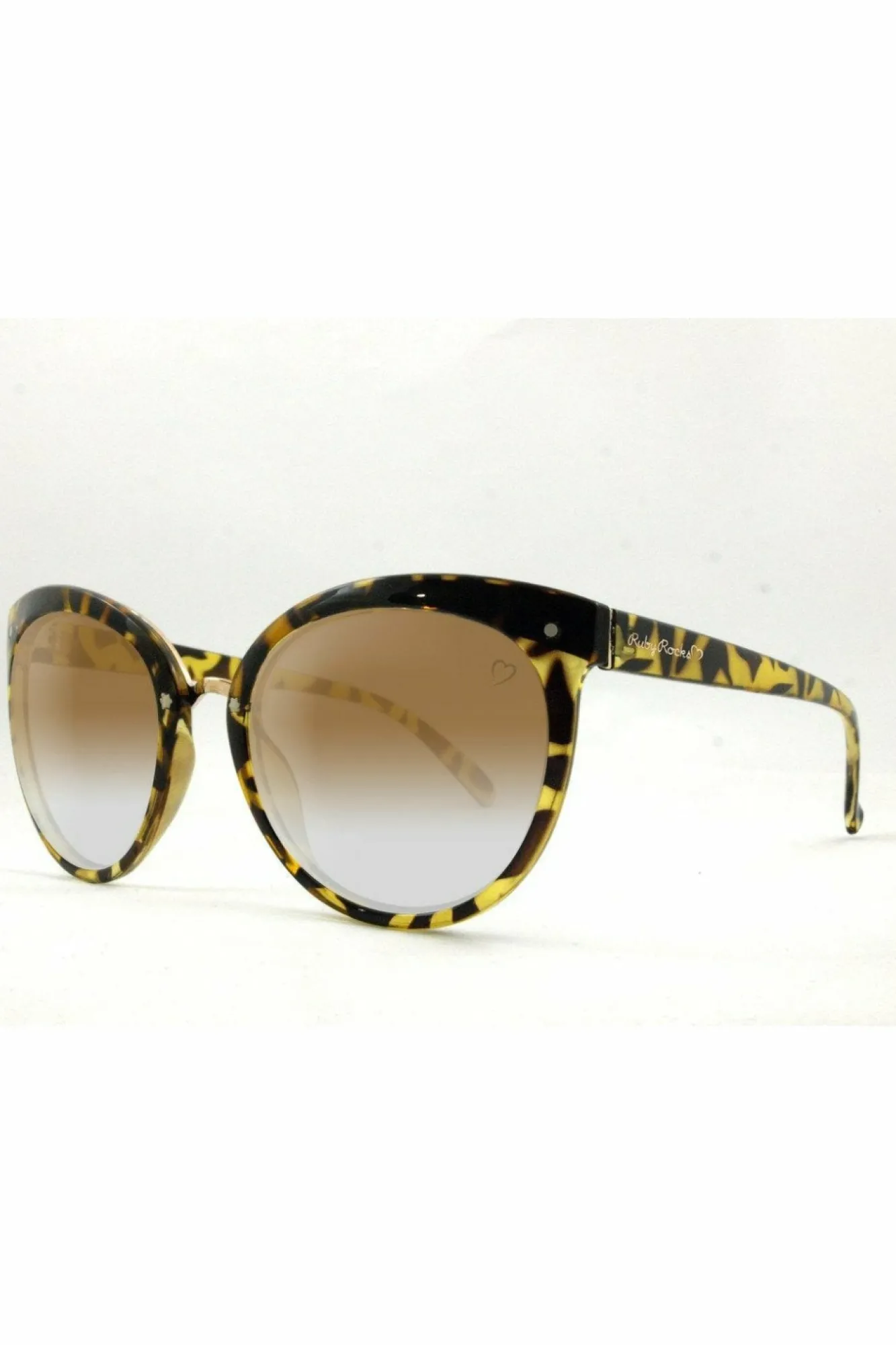 Sunglasses^RubyRocks Rounded Cat Rr24 Tortoiseshell