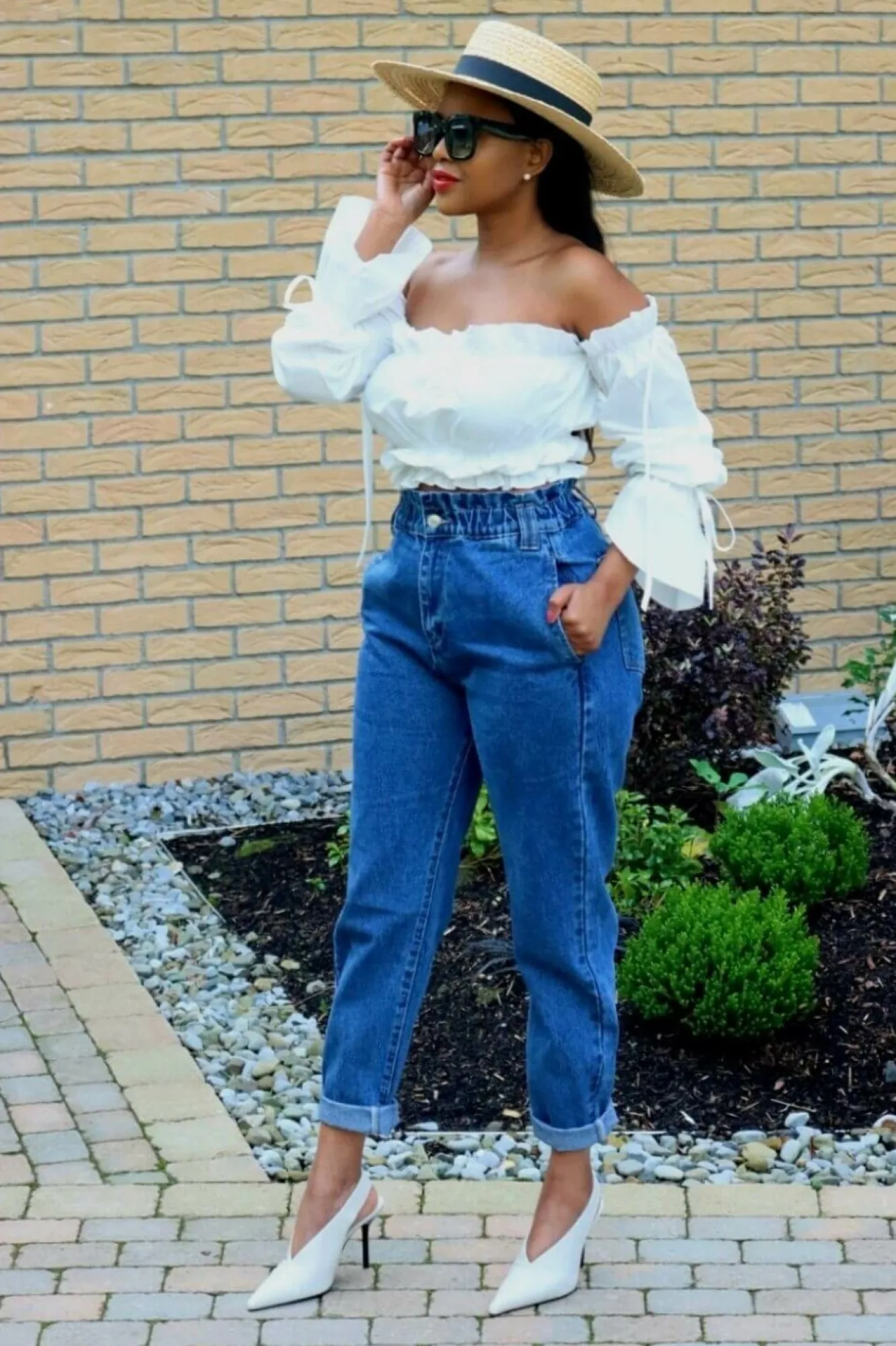 Crop Tops^SETSOFRAN London Ruffle Crop Top White