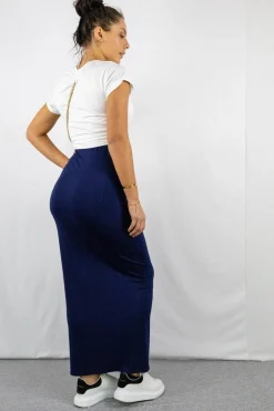 Skirts^Signage Pencil Maxi Skirt In Navy