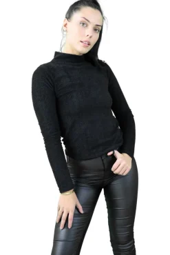 Trousers^Signage Pu Legging Casual Black