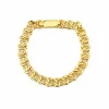 Jewellery^White Leaf Chain Link Bracelet In Gold