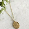 Jewellery^Wisteria London Harper Floral Necklace Gold