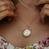 Jewellery^Wisteria London Martha Filigree Locket Gold
