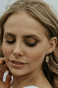 Jewellery^Wisteria London Meredith Wildflower Earrings Gold