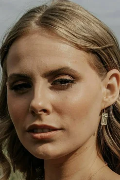 Jewellery^Wisteria London Meredith Wildflower Earrings Gold