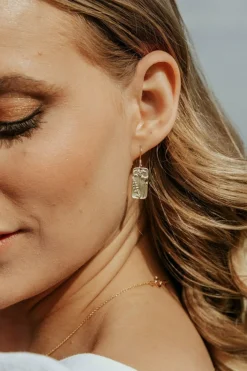 Jewellery^Wisteria London Meredith Wildflower Earrings Gold
