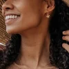 Jewellery^Wisteria London Moana Sea Turtle Huggie Hoop Earrings Gold