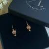 Jewellery^Wisteria London Orion Planet And Star Earrings Purple