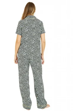 Loungewear & Sleepwear^Yumi Leopard Print Pyjamas Blue