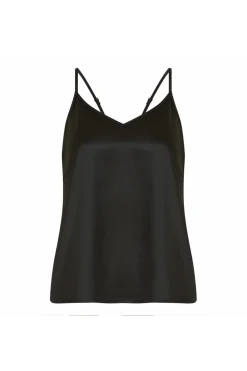 Blouses^Yumi Satin Cami Top Black