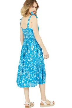 Midi Dresses^Yumi Sealife Print Sundress Blue