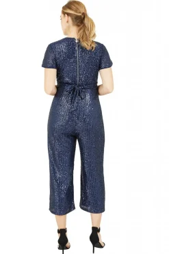 Jumpsuits^Yumi Sequin Jumpsuit Navy
